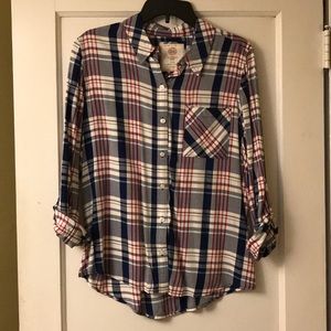 Relaxed fit flannel